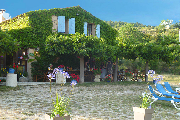 La terrasse du gîte principal